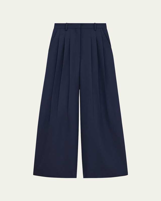 Triple Pleat Pants